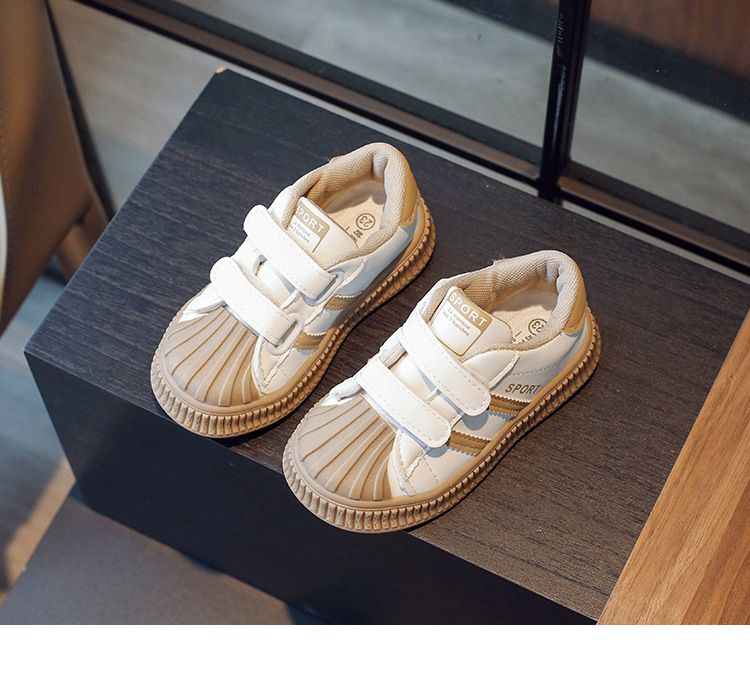 2024 Herbst Kinder Board Sport Jungen koreanische Version weiche Sohlen Freizeitschuhe, Mädchen weiße Schuhe_voghion.com