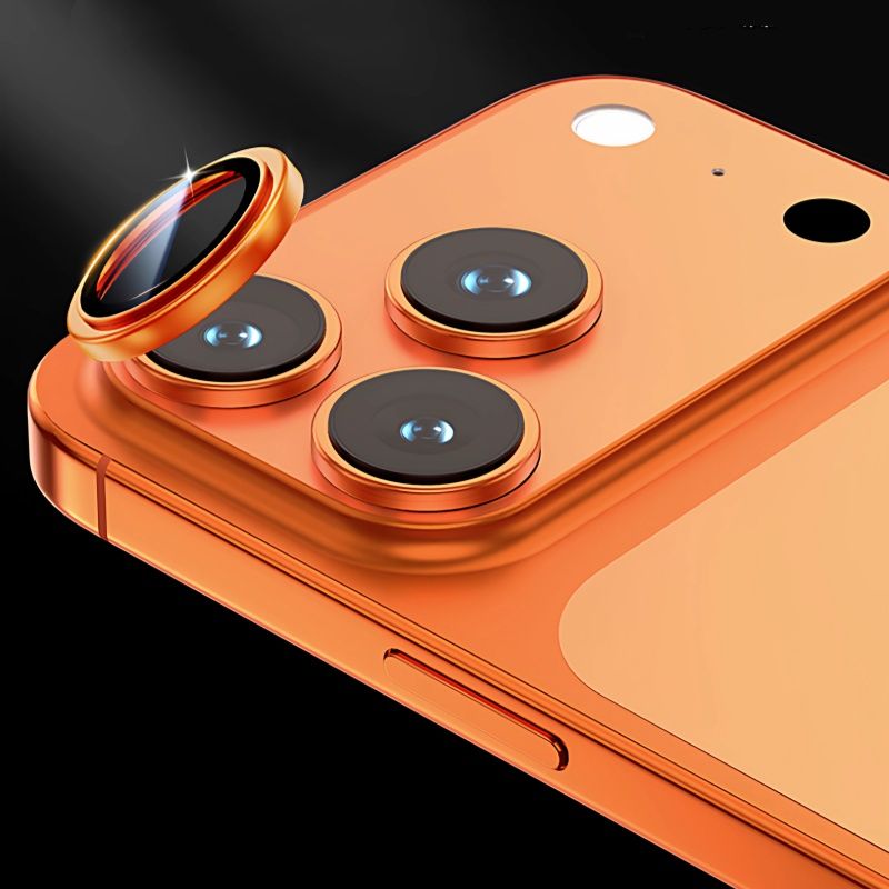 Legierungsringlinse aus gehärtetem Glas für iPhone 17 16 Pro Max 17Air Plus Metallkameraschutz Rückseitige Linsenabdeckungskappe für 17pro_voghion.com