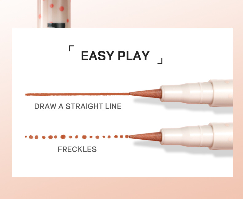 Naravni videz ličil v evropskem slogu, enostavno barvanje rjavega pigmentnega šminka za univerzalni tip kože_voghion.com