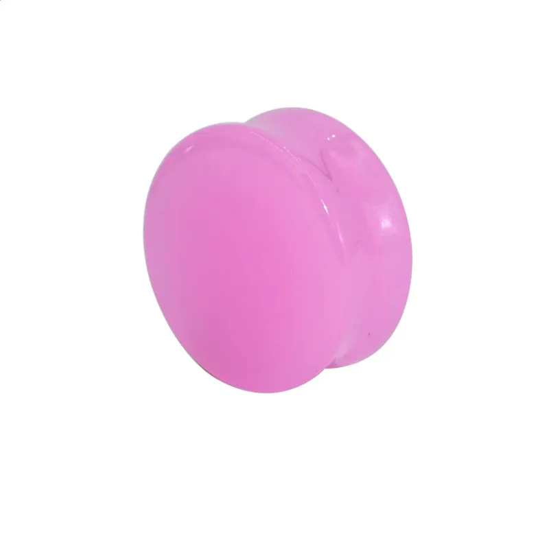 2 Stück Naturstein Doppelt ausgestellter Opal-Quarz-Ohrtunnel, farbiges Expandergewicht, Körperpiercing-Schmuck 241217_voghion.com