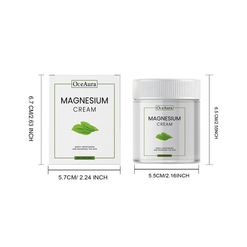 OCEAURA Magnesium Gentle Formula Moisturizing Nourishing Softening Skin Refreshing Body Care Cream_voghion.com
