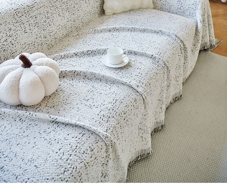 Copridivano in peluche tinta unita - Copridivano invernale spesso in sherpa (copertura totale, tessuto morbido e soffice antiscivolo, universale, per divano componibile/divano a due posti)_voghion.com