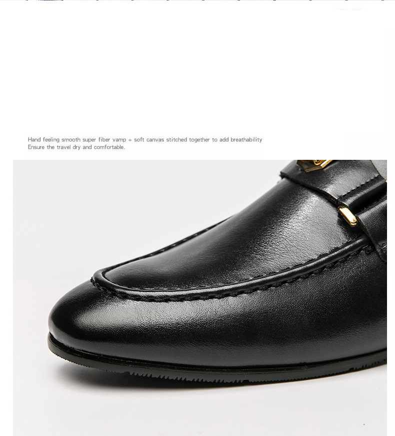 Herrenschuhe große Business-Lederschuhe, formelle Frühlingsmode, Slipper, Freizeitschuhe_voghion.com