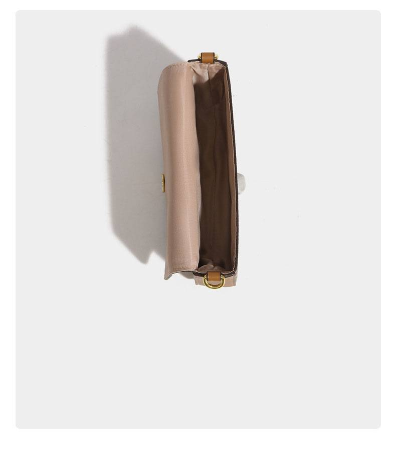 Sac à bandoulière pour femme, simple et à la mode, haut de gamme mais simple, petit sac enveloppe à bandoulière simple de luxe avec design parent-enfant._voghion.com