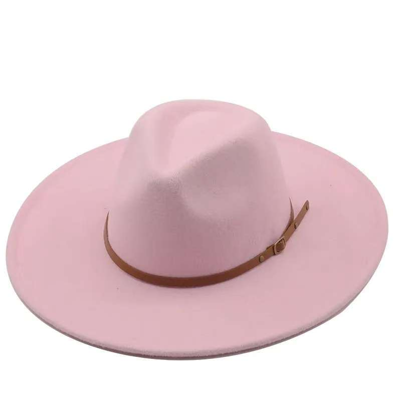 Klasik Geniş Kenarlı Porkpie Fedora Şapka Deve Siyah Erkek Kadın Kırılabilir Kış Şapkası Derby Düğün Kilise Caz Şapkaları aa11_voghion.com