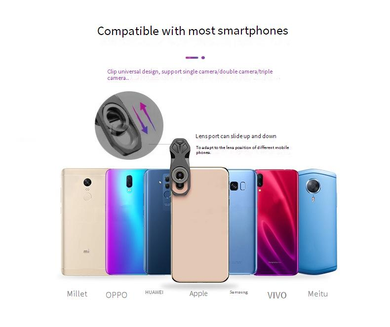 Mobile Phone Accessories Multi Functional Fisheye Wide Angle Macro Polarized Starlight Gradient Filter 11 In 1 Set Universal Mobile Phone Lens_voghion.com