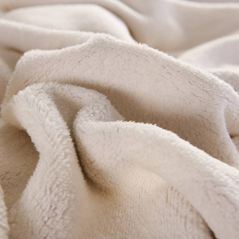 Plüsch-Fleecedecke für Kinder aus Lammfell – ultraweiche doppellagige Sherpa- und Korallenfleecedecke_voghion.com