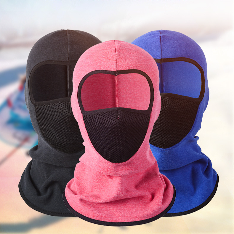 Sports Face Masks Windproof And Cold Proof Warm Headgear Men's Full Face Mask Motorcycle Motorcycle Riding Ice Silk Sunscreen Helmet Headgear Neckband_voghion.com