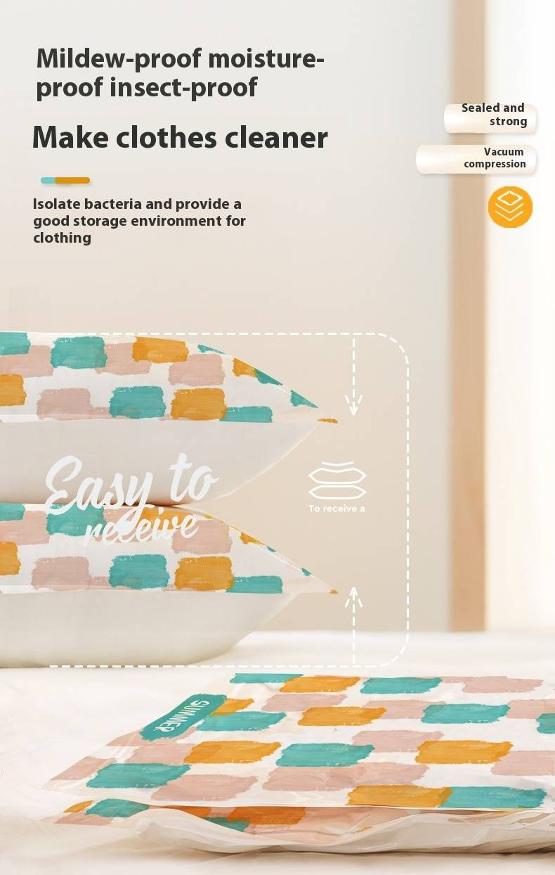 Vacuum Storage Bags - PET+PE Compression Bags For Clothes & Blankets (5 Colors & Sizes) | Space Saving Travel & Home Organization_voghion.com