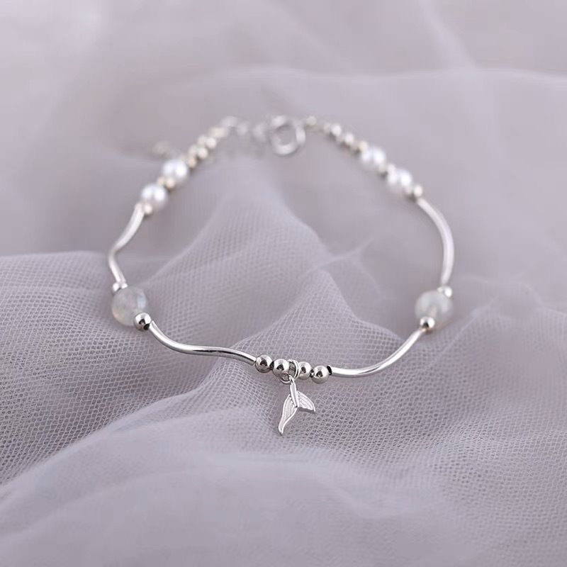 Design a coda di pesce per donna, dolce bracciale Mobius a doppio strato, personalità di nicchia, bracciale versatile dal temperamento_voghion.com