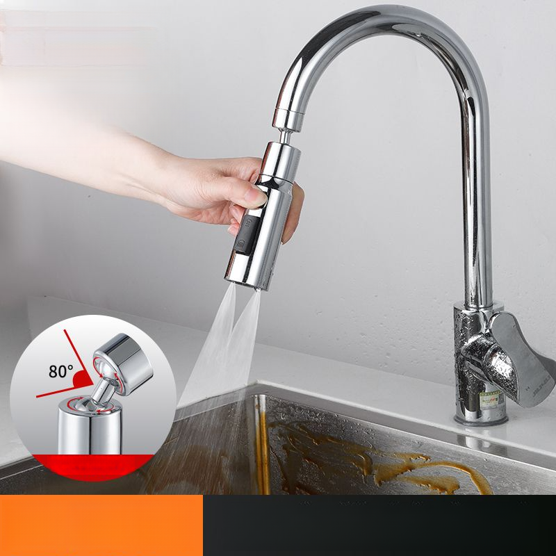 Kitchen Extender Pressure-Boosting Scraper Anti-Splash Faucet Universal Rotating Extended Nozzle Tool_voghion.com