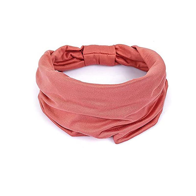 running sports exercise headscarf yoga fitness headband moisture wicking headscarf with breathable elastic wide headband_voghion.com