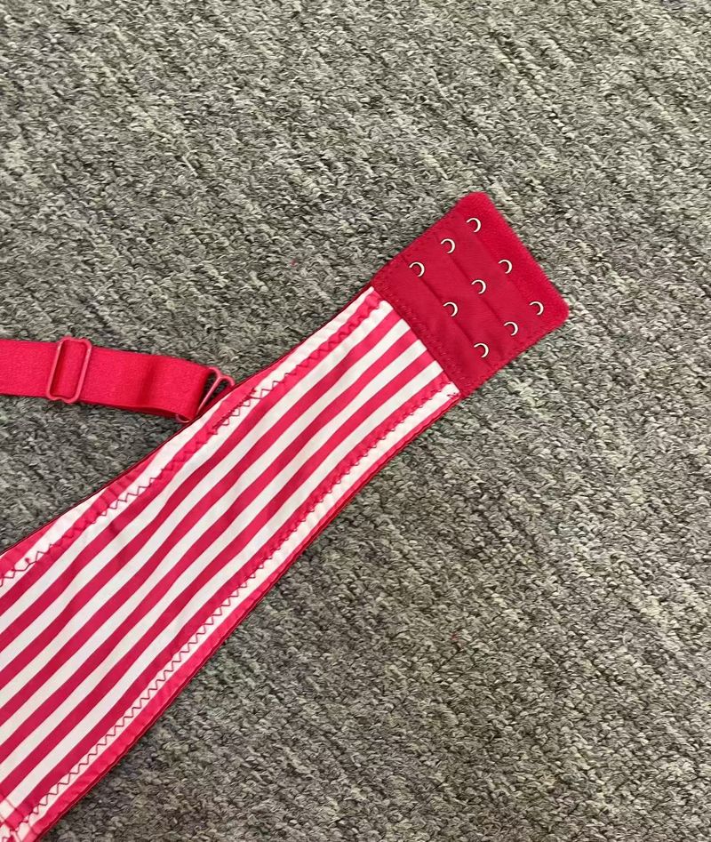 Women's Push-Up Bra With Rhinestone Straps & Lace Trim – Full Coverage 3/4 Cup, Comfortable & Breathable, Sizes 46-52C_voghion.com