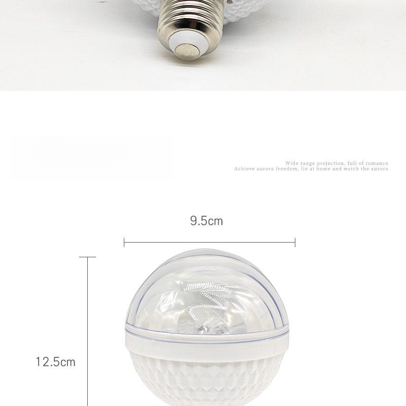 Nuova lampada proiettore LED per atmosfera aurora boreale con attacco E27, lampadina creativa per decorazioni da palcoscenico colorate per celebrità di Internet_voghion.com