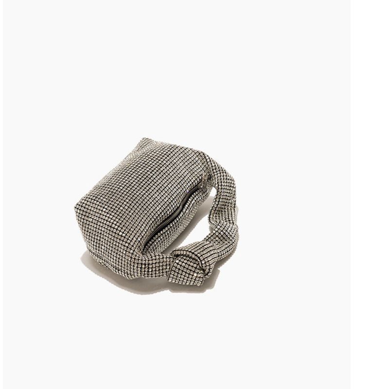 fall And Winter New Ladies Full Set Diamond Bucket Chain Handheld Crossbody Small Bag Fashionable Versatile Leisure Daily Personalized Exquisite_voghion.com