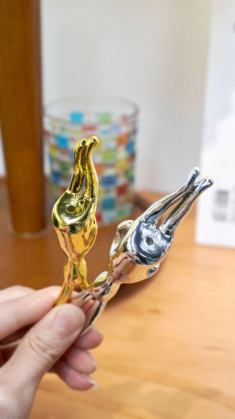 UV Coated Nordic Creative Rabbit Lid DIY Jewelry Storage Box Toothpick Holder Resin Craft Decoration_voghion.com