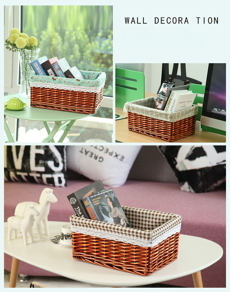 Rattan-Bambus-Weidenbox Chunjia Home Desktop-Aufbewahrungskorb_voghion.com