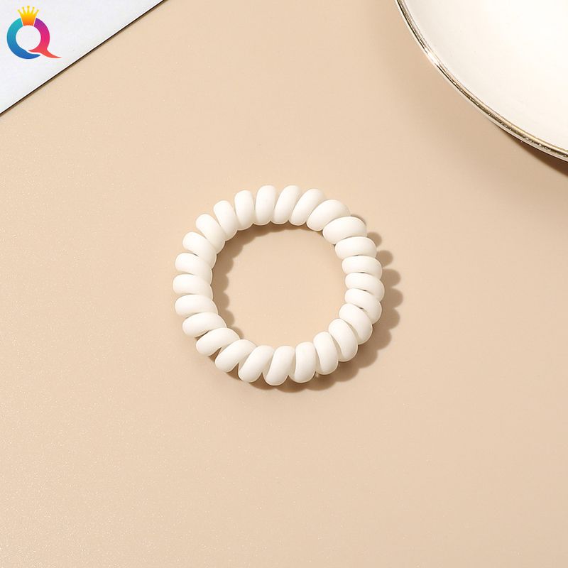 Versione coreana molto venduta di fascia per capelli elastica color caffè satinato con linea telefonica, semplice, tutti i tipi di corda per capelli, copricapo, accessori per capelli_voghion.com