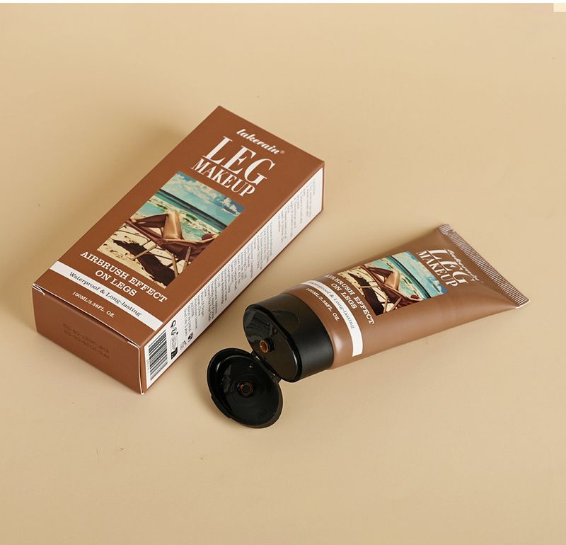 Maquillaje para piernas Lakerain MAQUILLAJE PARA PIERNAS Corrector a prueba de agua Tono de piel uniforme Crema para piernas oscurecedora_voghion.com