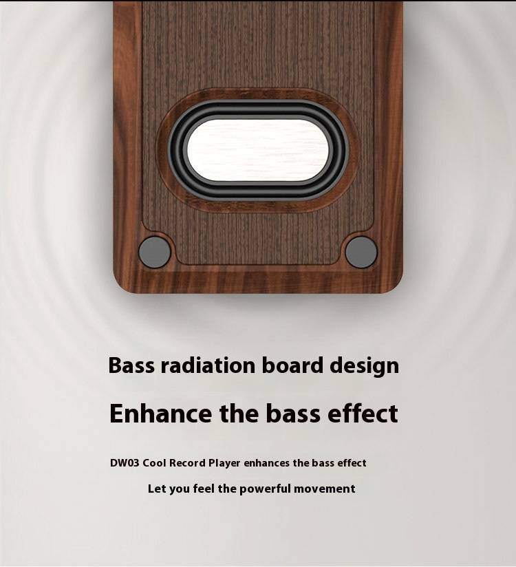 Vintage-Bluetooth-Lautsprecher (Mini, tiefer Bass, dekorativ – klassischer Retro-Stil für die Schreibtischdekoration zu Hause und im Büro)_voghion.com