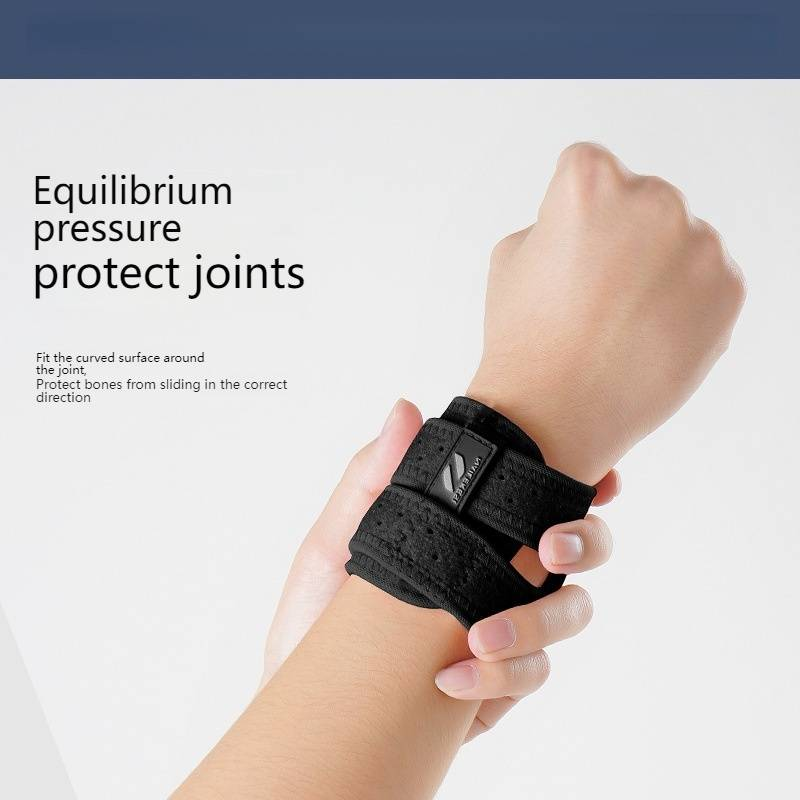 Compression Wrist Brace – Breathable Support For Badminton, Gym & Sports Injuries – Adjustable Strap For Sprains, Tendonitis & Repetitive Strain_voghion.com