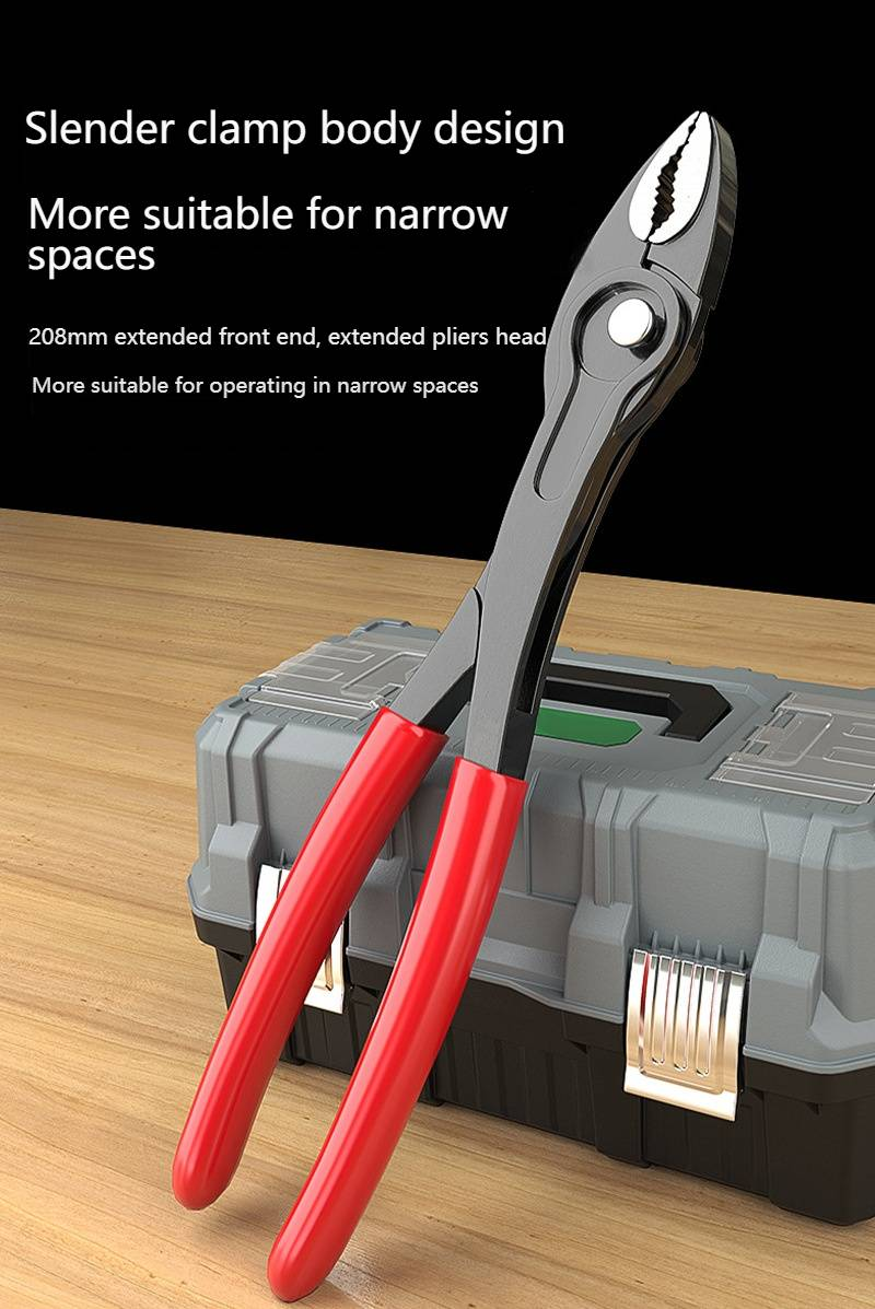 Multi-Function Screw Extractor Pliers - Industrial Stripped Screw Remover Tool With Carbon Steel Jaws For Rusted & Tightened Screws (20.5cm)_voghion.com