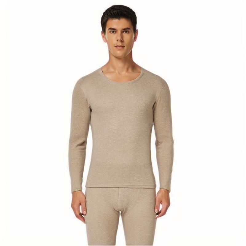 Men's & Women's Thermal Underwear Set - Cashmere Silk Blend, Fleece-Lined, Warm Winter Base Layer, Unisex Long Sleeve & Pants, Soft & Breathable_voghion.com