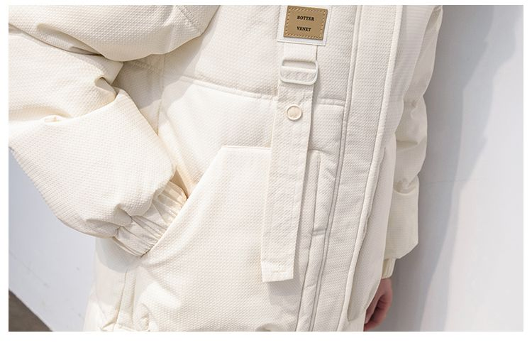 Daunenbaumwolle für Winterfrauen im Jahr 2023, neue mittellange, modische, lockere und verdickte koreanische warme Jacke_voghion.com