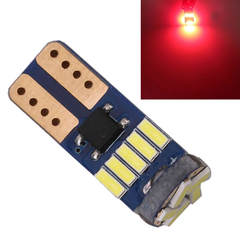 Fuzhongfu T10 4014 W5W LED Canbus sans erreur Car Wedge License Plate LED Light Lamp Bulb_voghion.com