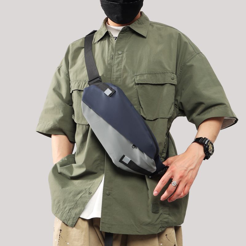 2025 Nuova borsa da uomo di alta qualità, borsa a tracolla inclinata, design Sense, piccola e con molte funzioni, marsupio da uomo_voghion.com