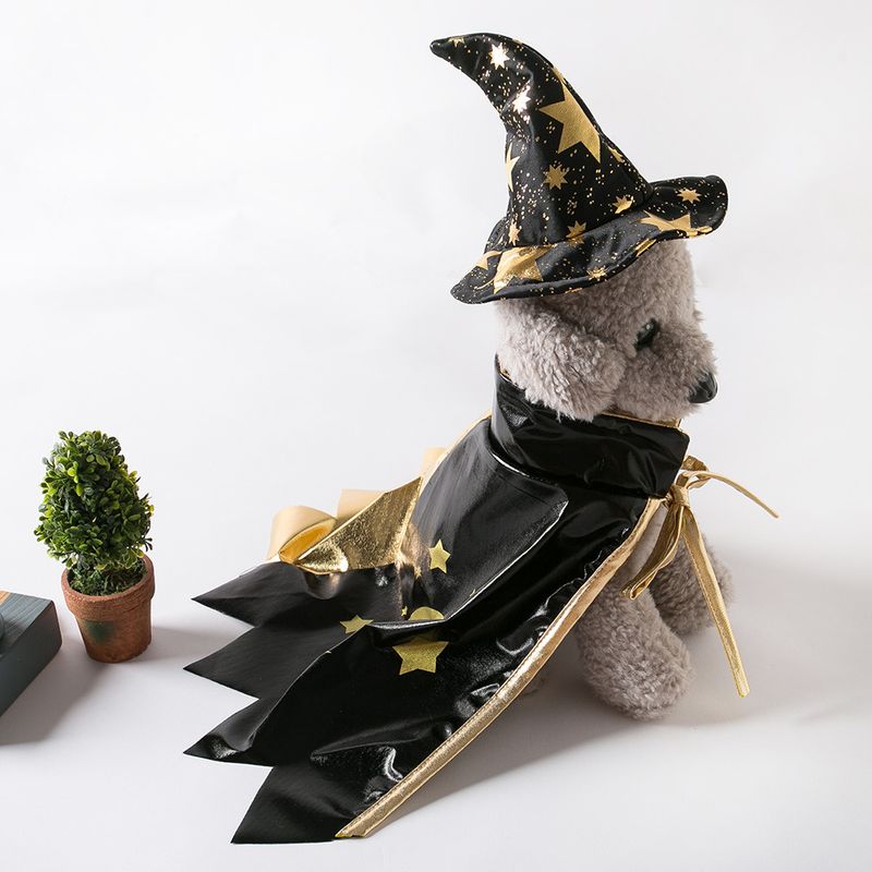 Nieuwe Halloween Heks Kat Tovenaar Huisdier Cape Kostuum Transformatie Outfit_voghion.com