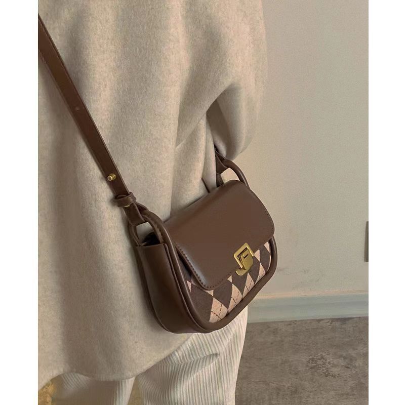 Borsa a tracolla versatile con tracolla singola, stile Saddle, in stile francese Niche per le donne, 2025, nuova e alla moda_voghion.com