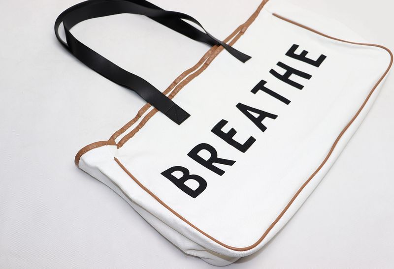 Women's beach bag cotton and linen canvas bag large capacity tote bag canvas bag handbag_voghion.com