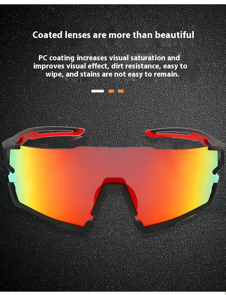 Marathon-Laufbrille, polarisierte Sport-Sonnenbrille mit großem Rahmen für den Außenbereich, winddichte Fahrradbrille für Herren_voghion.com