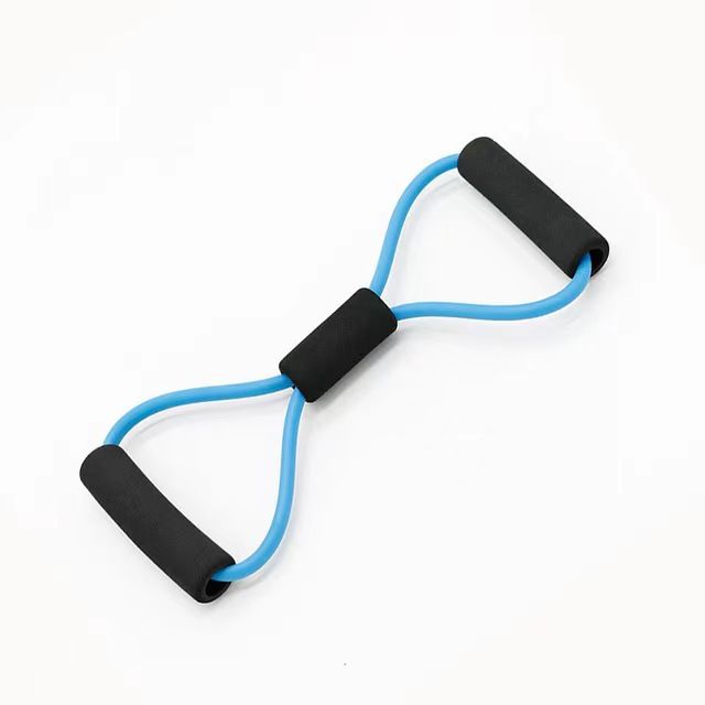 Factory Direct Sale Eight-Character Resistance Band Pull Chest Expansion Back Opening Shoulder Beauty Elastic Rope Home_voghion.com