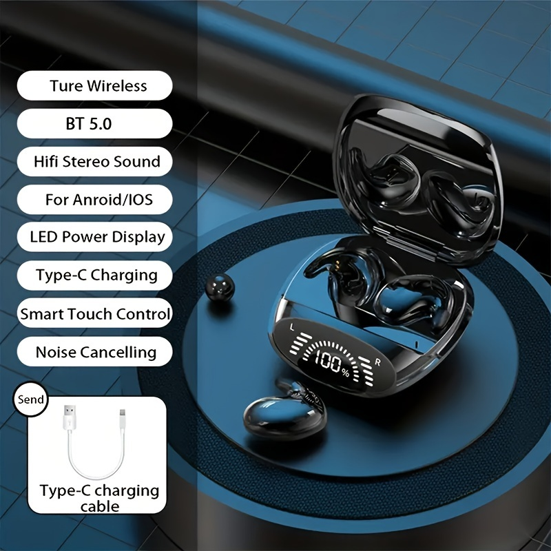 Perfect Sleep With Ultra Long Standby Wireless Headphones - Slim In Ear Sports Bass For Android And Iphone_voghion.com