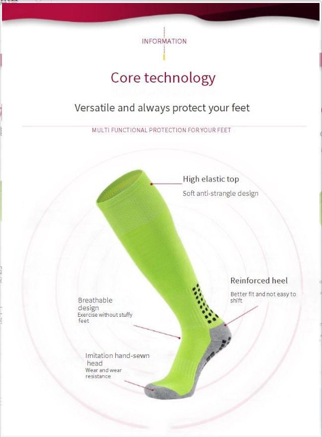 Shoe Accessories Adult Professional Competition Training, Non Slip And Breathable, Thickened Towel Bottom High Top Sports Socks_voghion.com