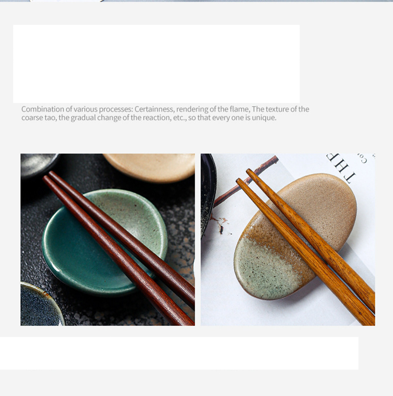 Creative Retro Japanese Style Gold Ingot Ceramic Chopstick Holder Home Japanese Restaurant High Value Chopstick Holder Tableware_voghion.com