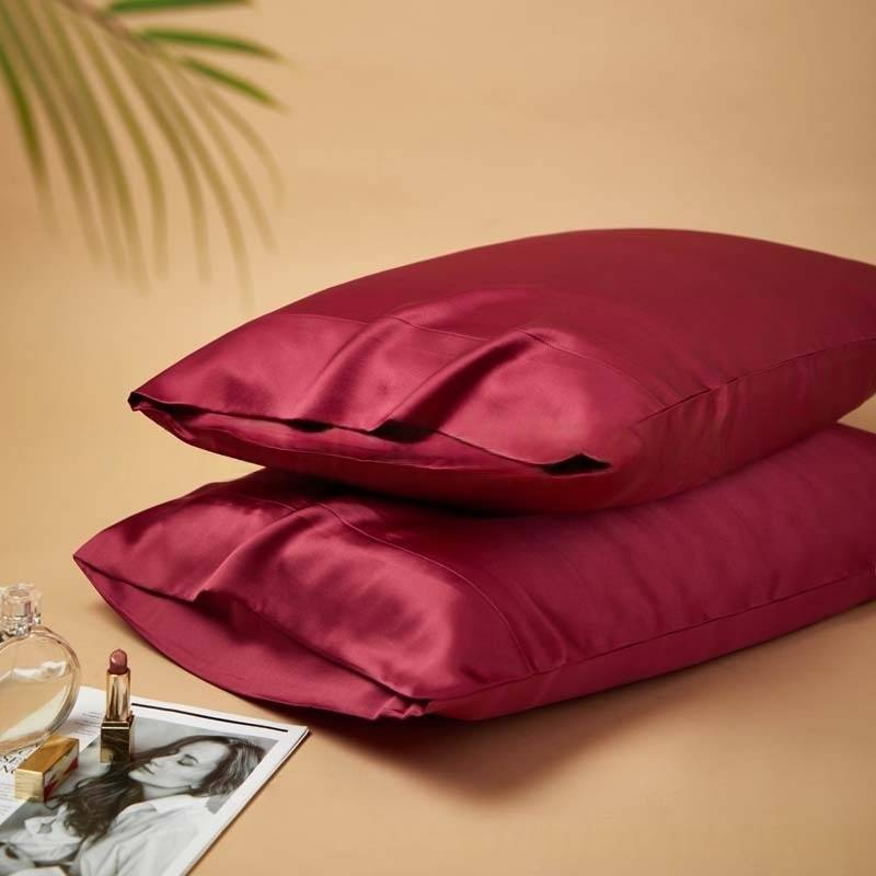 22 Momme 100% Mulberry Silk Pillowcase - Double-Sided Envelope Closure For Hair & Skin Protection (Standard/Queen/King Size)_voghion.com