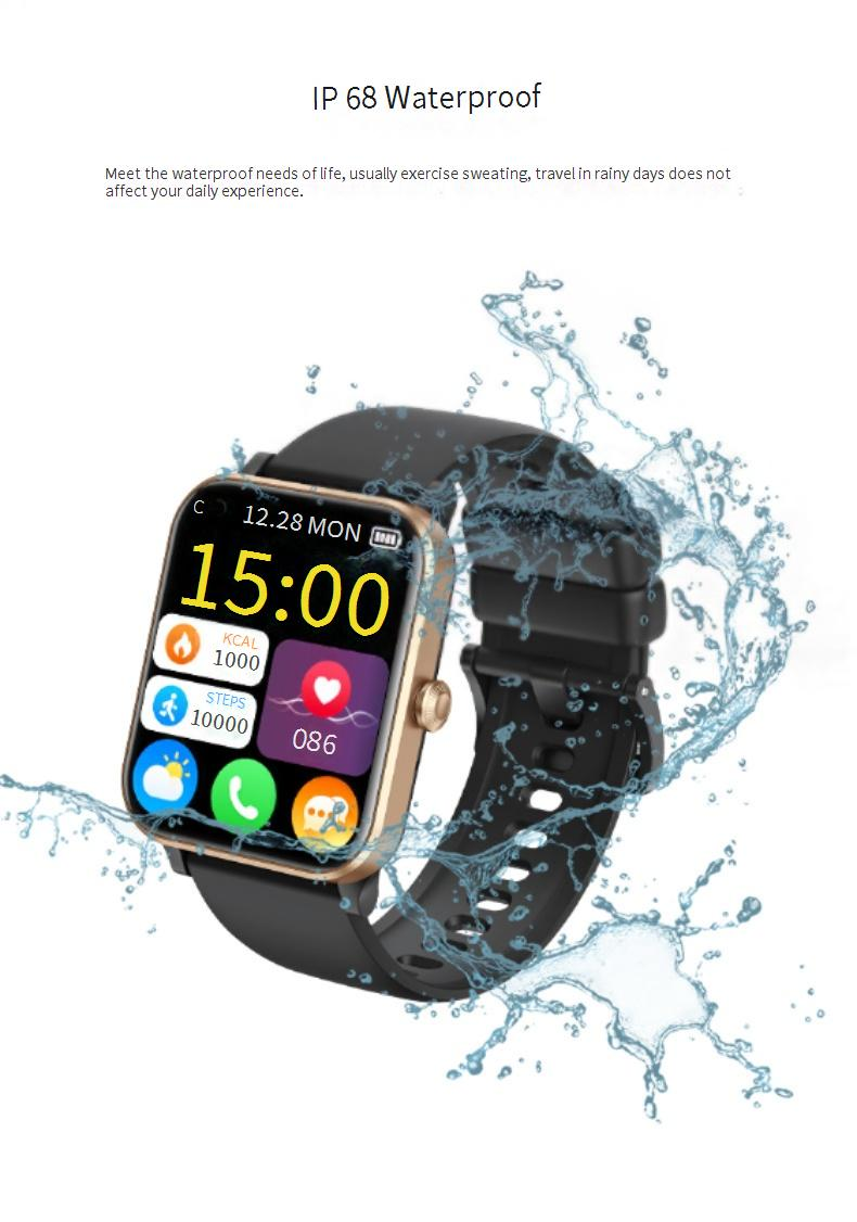 Smart Watches New Smart Watch J01 Real Time Heart Rate Blood Oxygen Health Monitoring Sports Bluetooth Call Watch_voghion.com