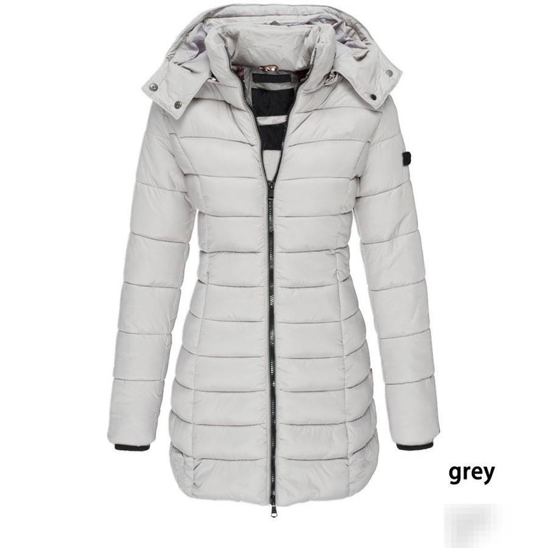 Elegant Winter Women's Long Puffer Coat With Slim Fit, Warm Cotton Filling, And Stylish Trench Design – Available In 7 Classic Colors (S-XXXL)_voghion.com