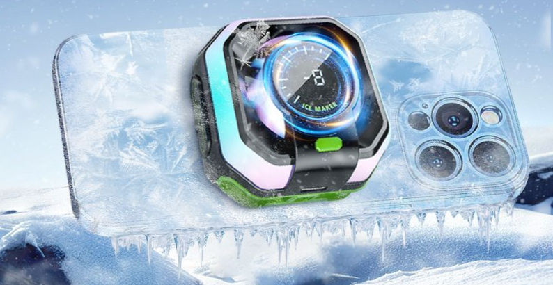 Kompatibel mit Huawei Phone Cooler Semiconductor Ice Silent Ultra-Quiet Back Clip Wiederaufladbares Kühlgerät_voghion.com