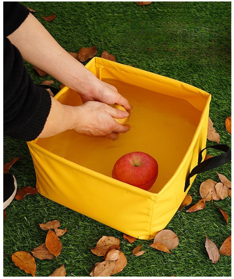 Secchio per lavare i piedi pieghevole da viaggio, portatile, per campeggio, pesca, autoguidato, per esterni_voghion.com