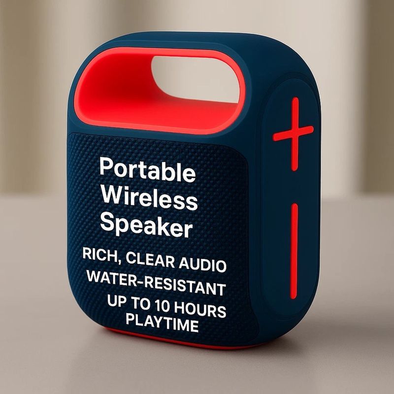 Enceintes portables Bluetooth stéréo basses USB_voghion.com