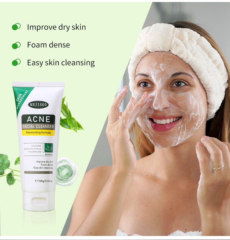 Detergenti DETERGENTE VISO PER ACNE Detergente per acne Detergente idratante Prodotti per la cura della pelle_voghion.com
