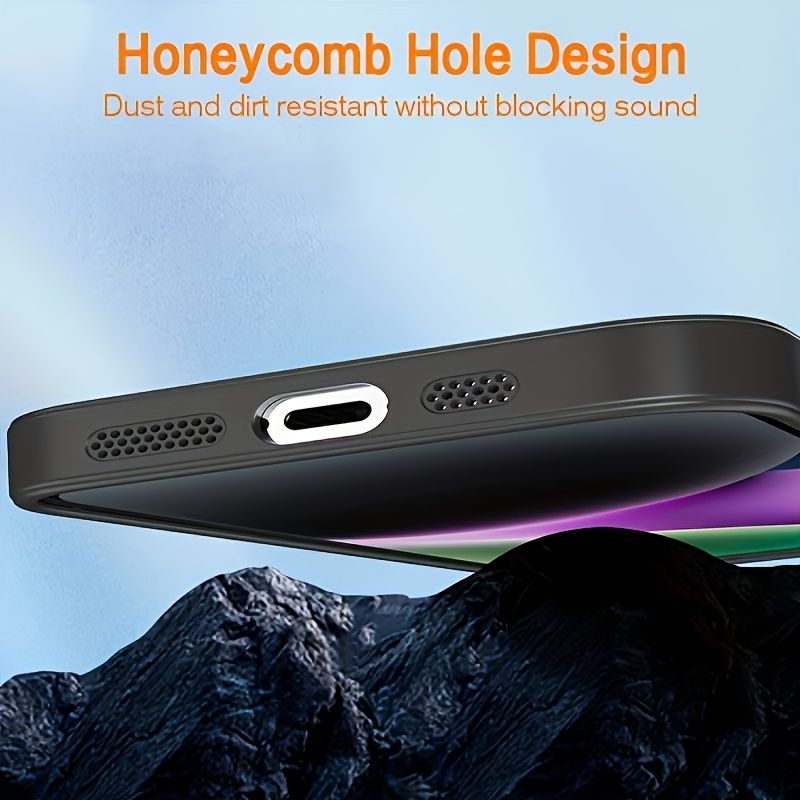 New Matte Titanium Wireless Charging Phone Case Compatible WithFor Iphone 1615 14 1312 11 Pro Max And Includes A Glass Lens Protection Cover_voghion.com