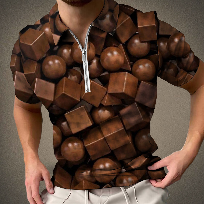 3d printed Polo shirt summer short sleeved men's casual fashion shirt Harajuku Street wear Polo shirt_voghion.com