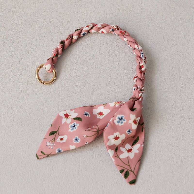 Bufanda de seda versátil para mujer, nueva y a la moda, para primavera y verano, con correa para bolso, accesorios para teléfono móvil_voghion.com