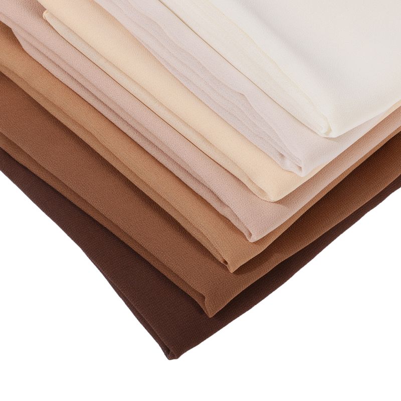 Chiffon Scarf Women's Long Scarf High Quality Windproof And Sandproof Headscarf Four Seasons Middle Eastern Muslim Shawl_voghion.com