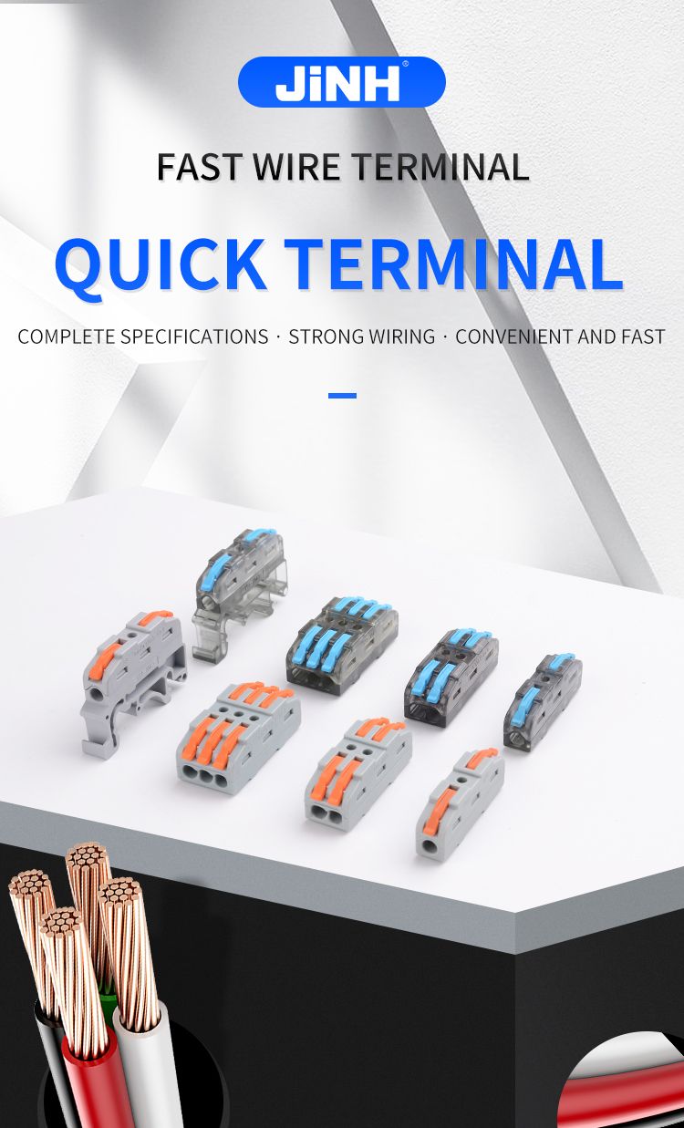 10Pcs C 42 Quick Splicing Multiplex Butt Wire Connector Universal Compact Conductor Press Home Terminal Blocks_voghion.com